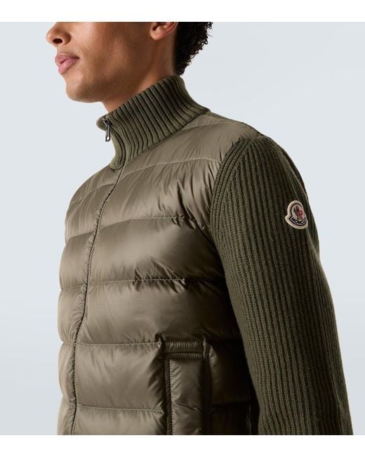 Giacca di Moncler in Green da Uomo