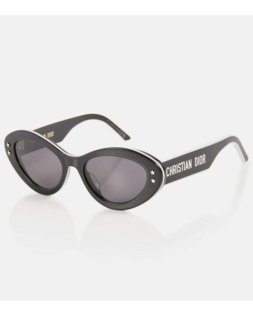 Dior Brown Diorpacific B1U Cat-Eye Sunglasses