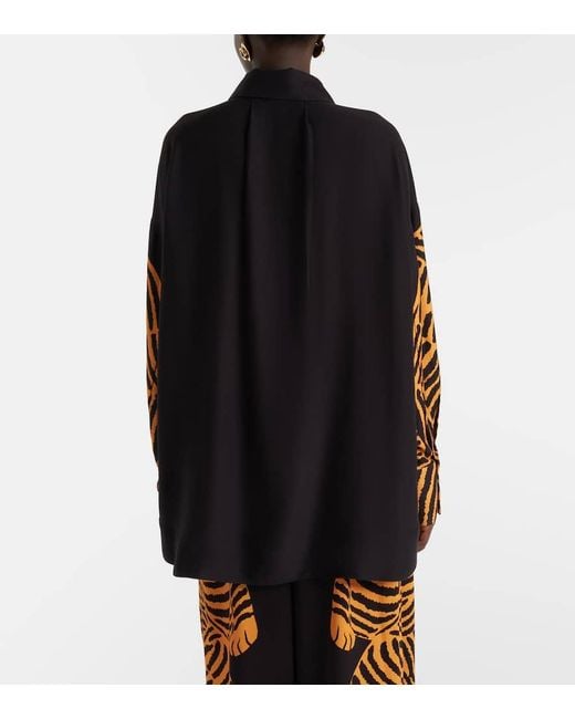 Farm Rio Black Tiger Shirt