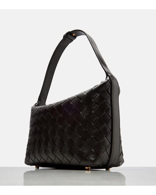 Bottega Veneta Black Tote Bag Wallace Mini Aus Leder