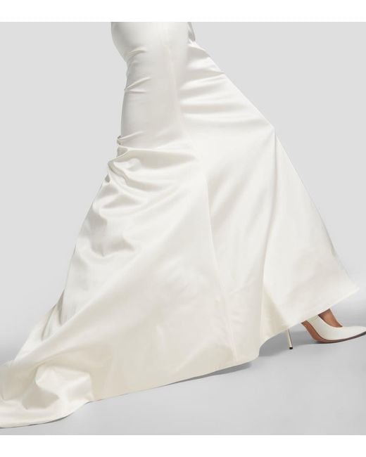 Vivienne Westwood White Bridal Nova Cora Satin Gown