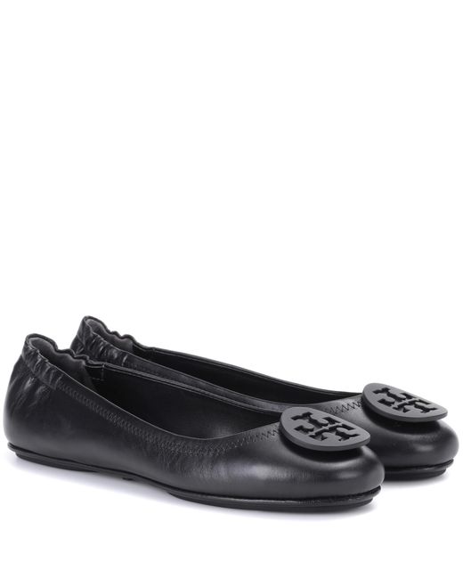 minnie travel ballet flat black