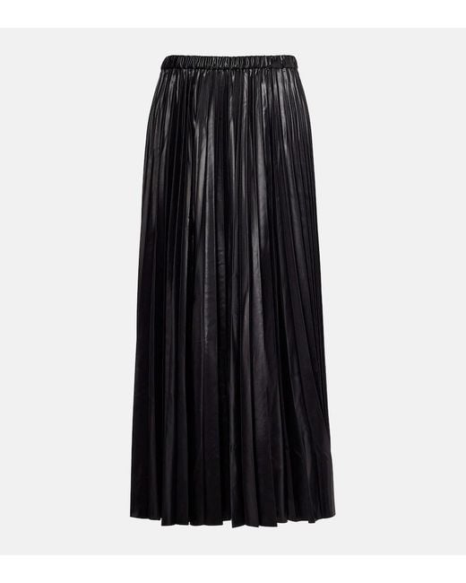 Junya Watanabe Black Jersey Maxi Skirt