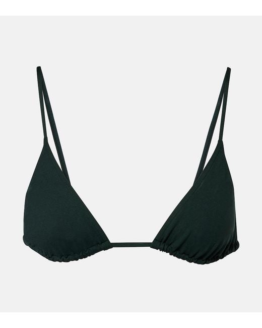 Top De Bikini Triangular Mouna Eres de color Black