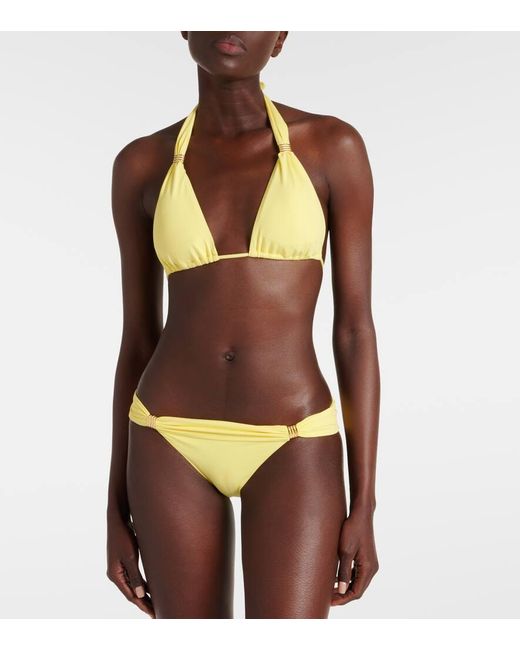 Melissa Odabash Yellow Grenada Bikini Top