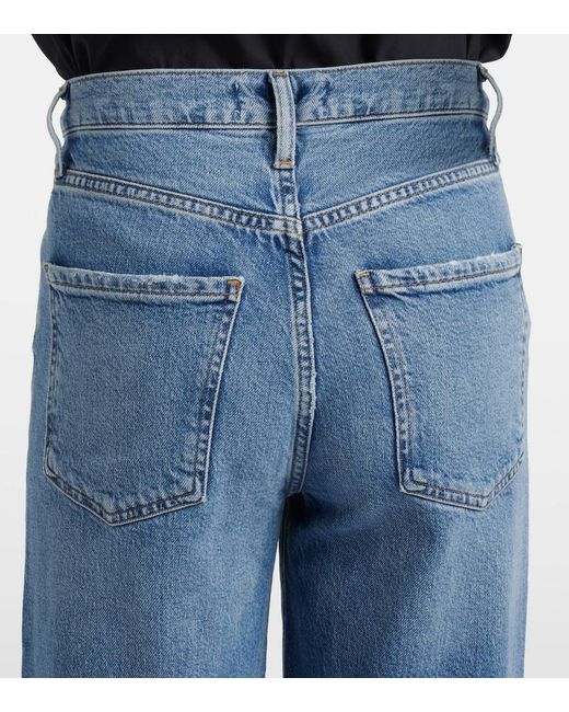Agolde Blue Ren 32 Wide-Leg Jeans