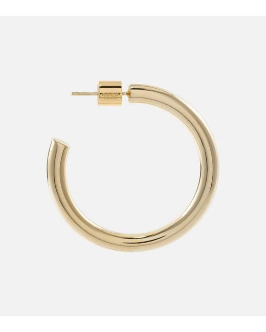 Jennifer Fisher Metallic Mini 10kt Gold-plated Hoop Earrings