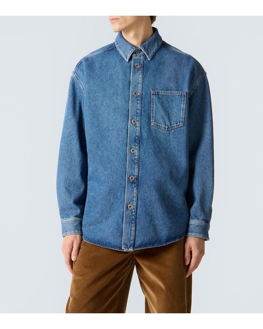 Loewe Blue Denim Shirt for men