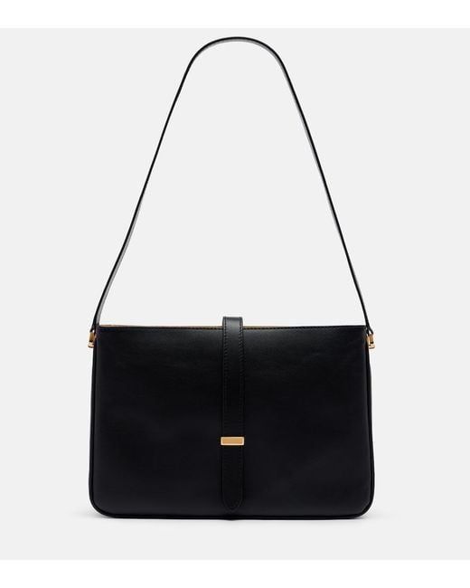 Nili Lotan Black Jane Medium Leather Shoulder Bag
