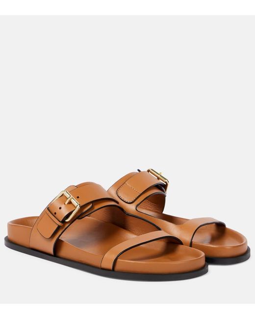A.Emery Brown Sandalen Prince Aus Leder