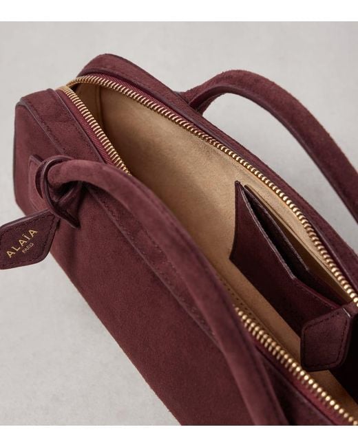 Clutch Le Teckel di Alaïa in Purple