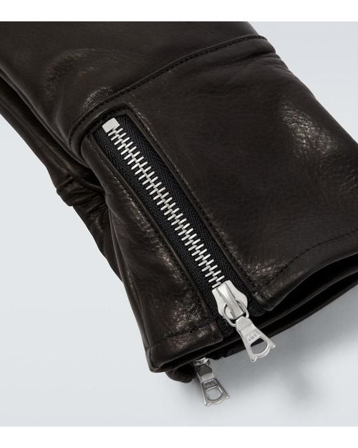 Auralee Handschuhe Aus Leder in Black für Herren