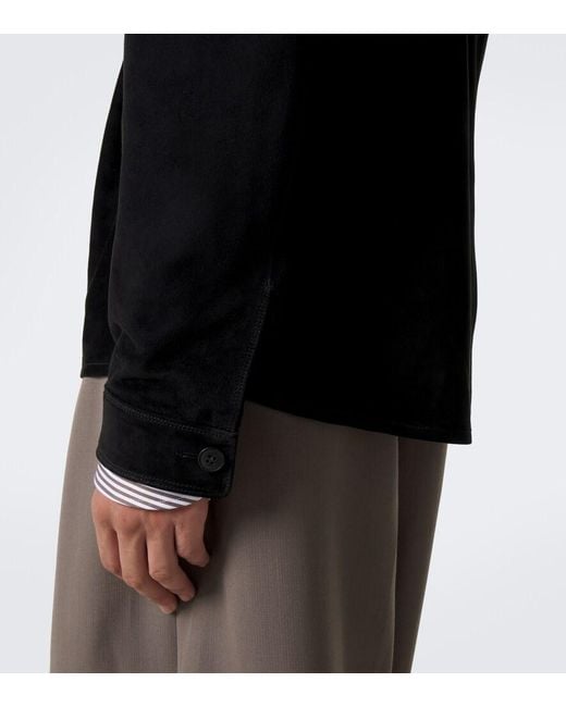 Giacca Camicia di Sunspel in Black da Uomo