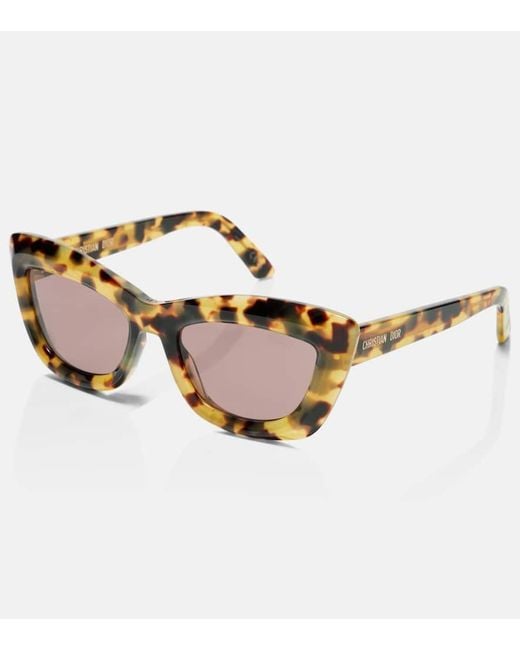 Dior Brown Diormidnight B3I Cat-Eye Sunglasses