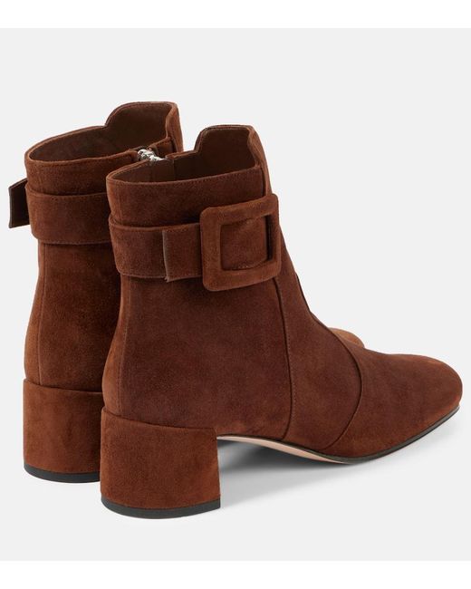Bottines Tres Vivier Polly En Daim Roger Vivier en coloris Brown