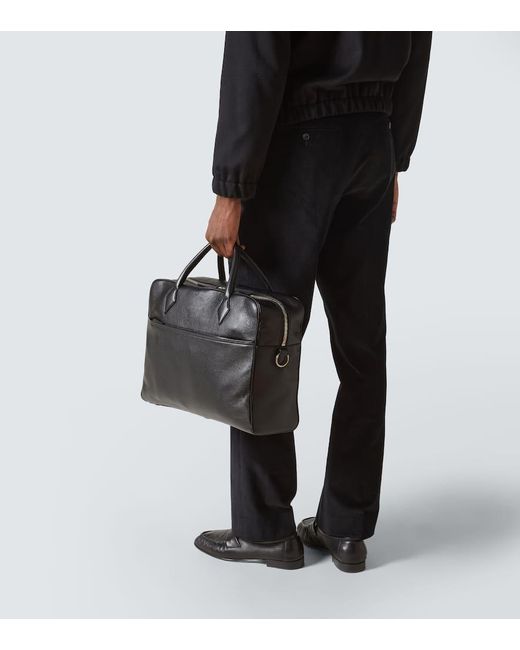Metier Aktentasche Closer Aus Leder in Black für Herren