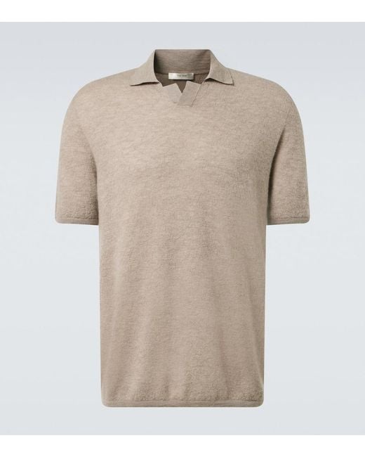 The Row Polohemd Isao Aus Kaschmir in Natural für Herren