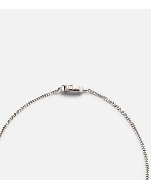 Eera Eera Heart 18kt White Gold Necklace With Diamonds