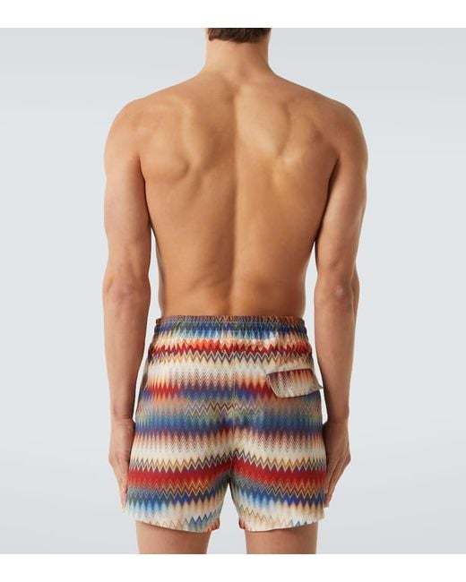 Missoni Badeshorts in Red für Herren
