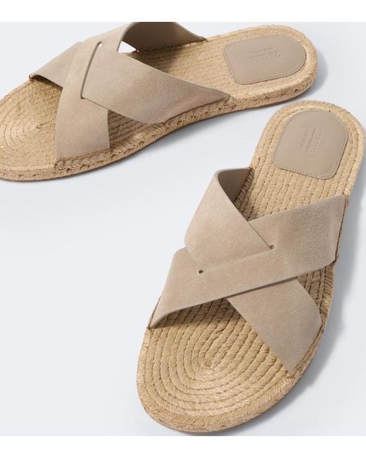 Zegna Natural Espadrille Sandals for men