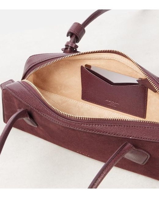 Borsa A Spalla Le Teckel Small di Alaïa in Red