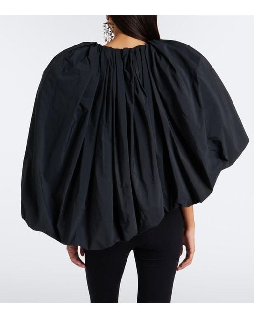Top Asimetrico Drapeado Magda Butrym de color Black