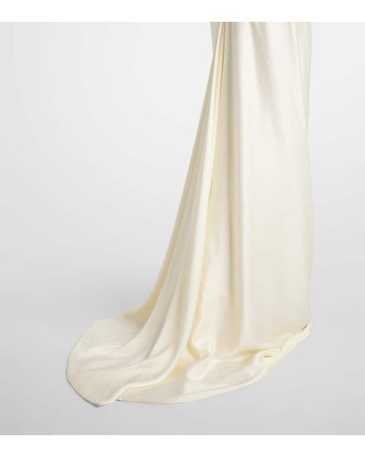 Vivienne Westwood Natural Bridal Robe Nova Cocotte Aus Satin