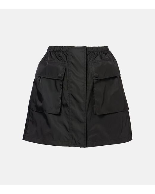 Prada Black Re-Nylon Miniskirt