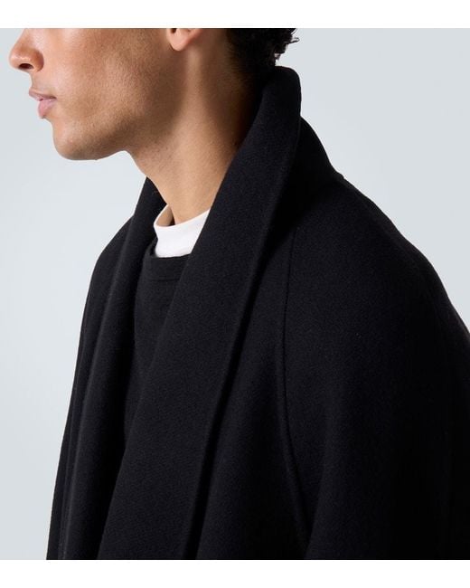 Abrigo Ferro En Mezcla De Lana The Row de hombre de color Black