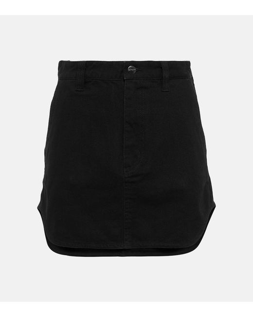 Wardrobe NYC Black X Carhartt Wip Cotton Miniskirt