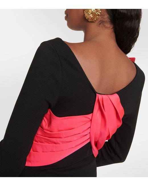 Top De Jersey Con Lazo Balmain de color Pink