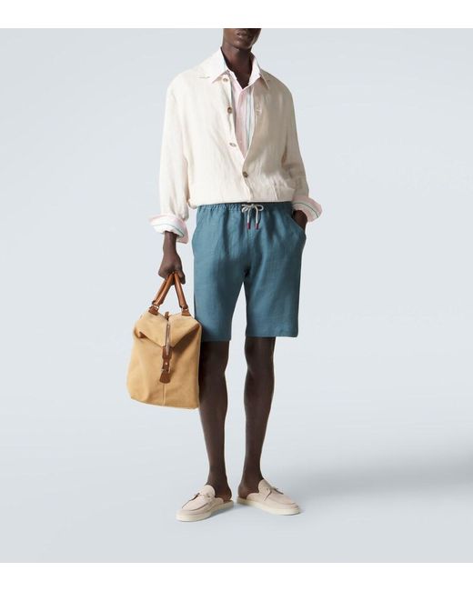 Christian Louboutin White Chanme Leather Mules for men