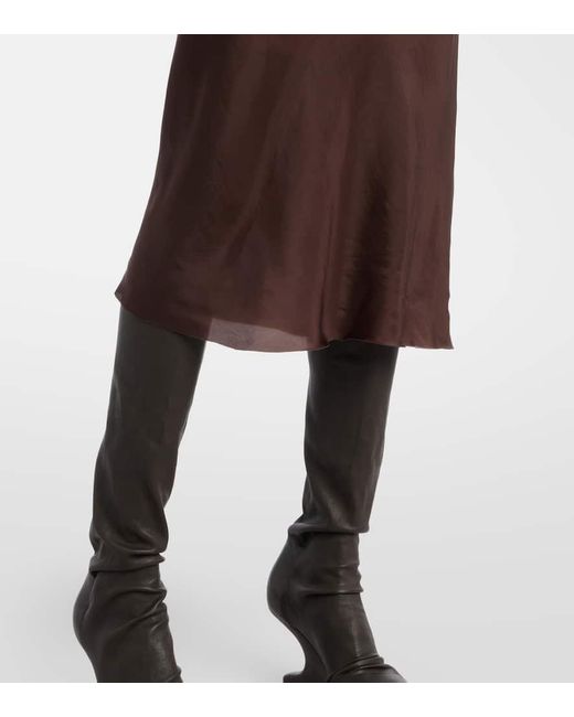 Rick Owens Purple Slipdress Hollywood