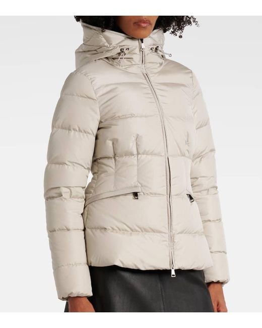 Moncler Natural Avoce Hooded Down Jacket
