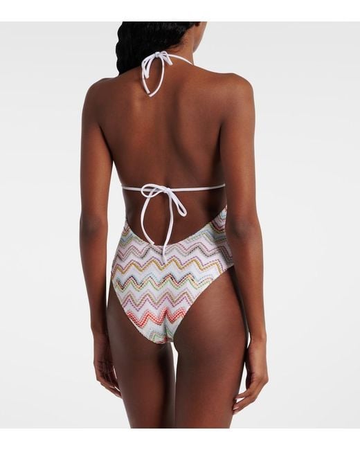 Banador En Zigzag Missoni de color White