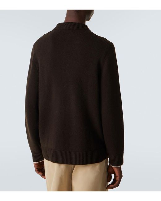arch4 Black Mr Redcar Cashmere Cardigan for men