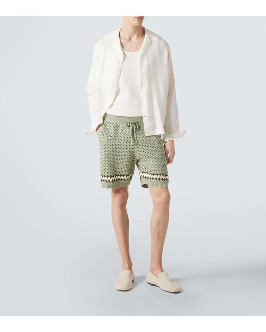 Frescobol Carioca White Safra Linen-Blend Shirt for men