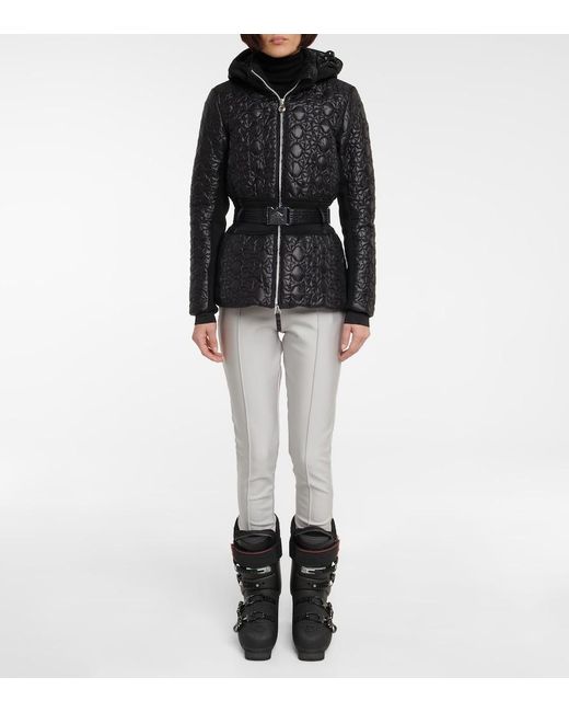 Jet Set Gray Pegaso High-Rise Slim Ski Pants