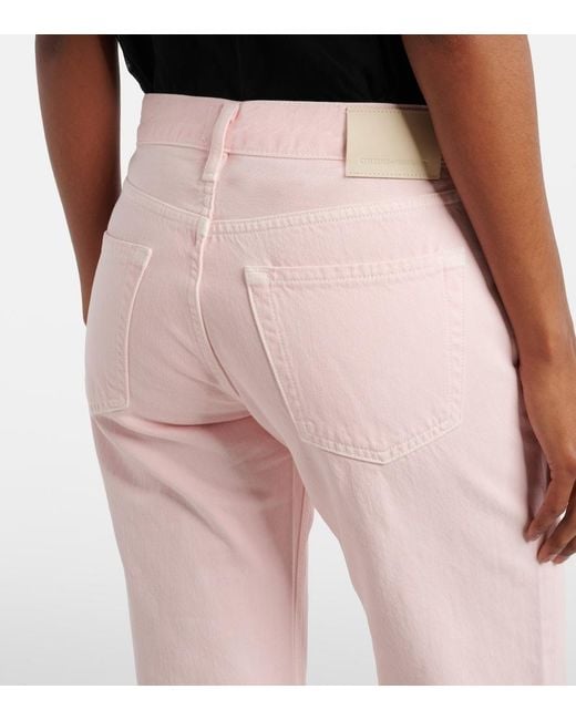 Citizens of Humanity Pink Faye Vintage Straight Jeans