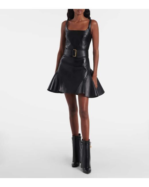 Givenchy Black Shark Lock Ankle Boots In Leather