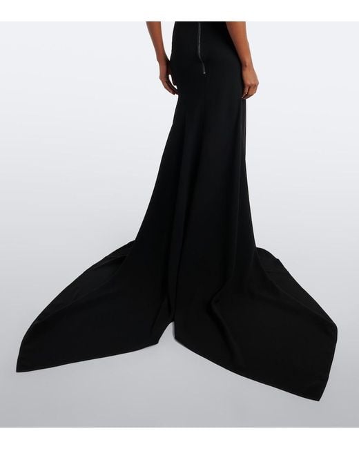 Maticevski Black Spearhead Sequined Embellished Gown