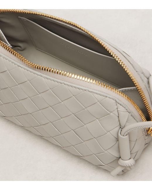 Borsa A Tracolla Concert Mini di Bottega Veneta in Gray