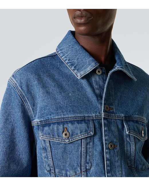 Loewe Blue Anagram Denim Jacket for men