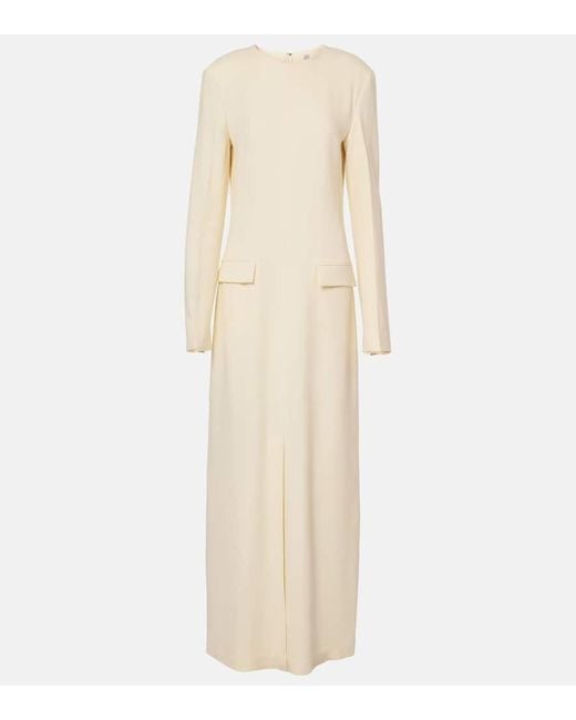 Totême  Natural Pocket Crepe Maxi Dress