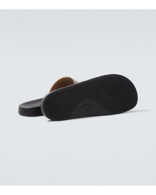 Burberry Natural Check Slides for men
