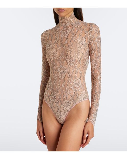 Valentino White Lace Bodysuit