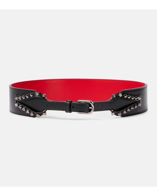 Ceinture Cabata En Cuir Christian Louboutin en coloris Red