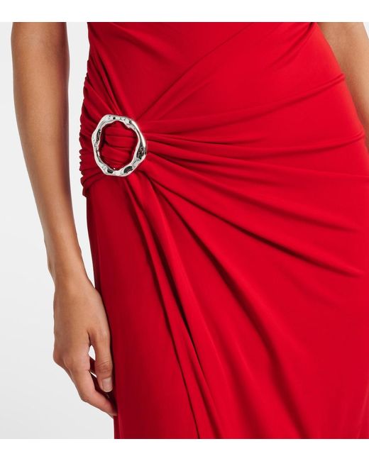 Jonathan Simkhai Blain Gathered Jersey Gown