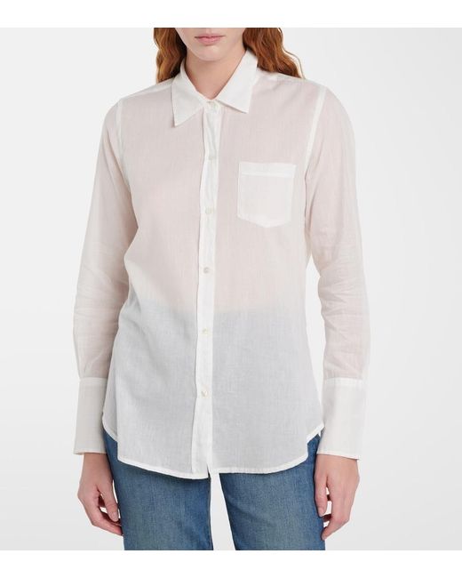 Nili Lotan White Cotton Shirt