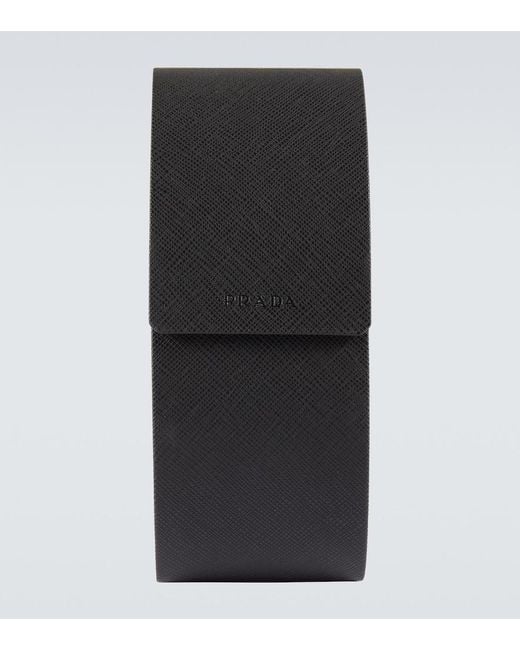 Prada Gray Rectangular Sunglasses for men